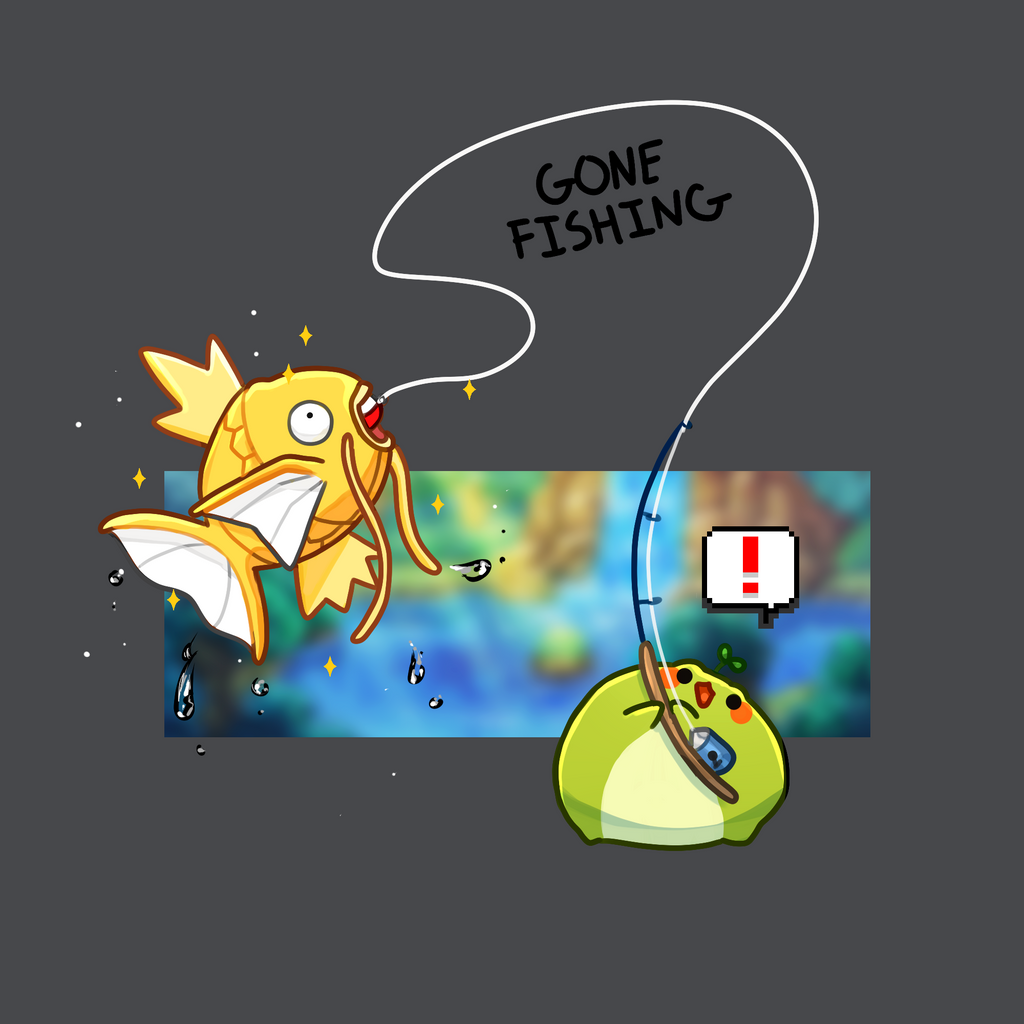 Gone Fishing Print - PondHQ