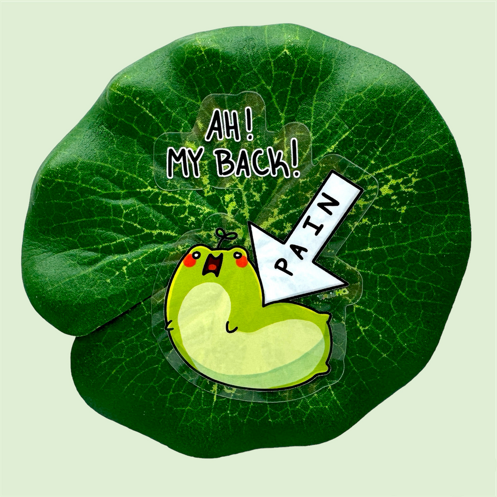 Ah! My Back! Sticker - PondHQ