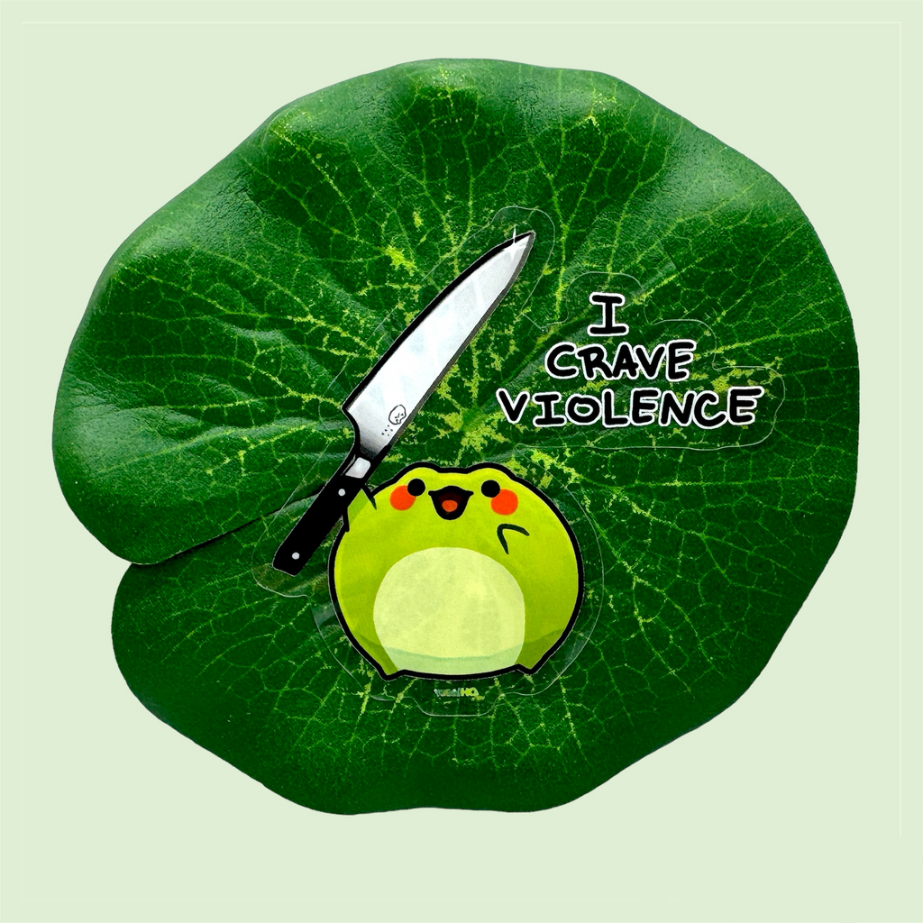 I Crave Violence Sticker - PondHQ