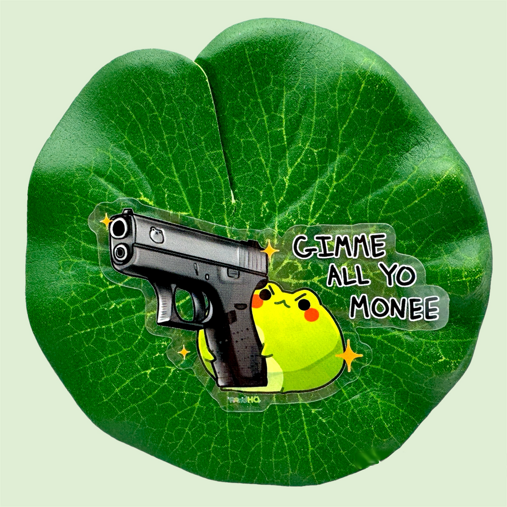 Gun Frog Sticker - PondHQ