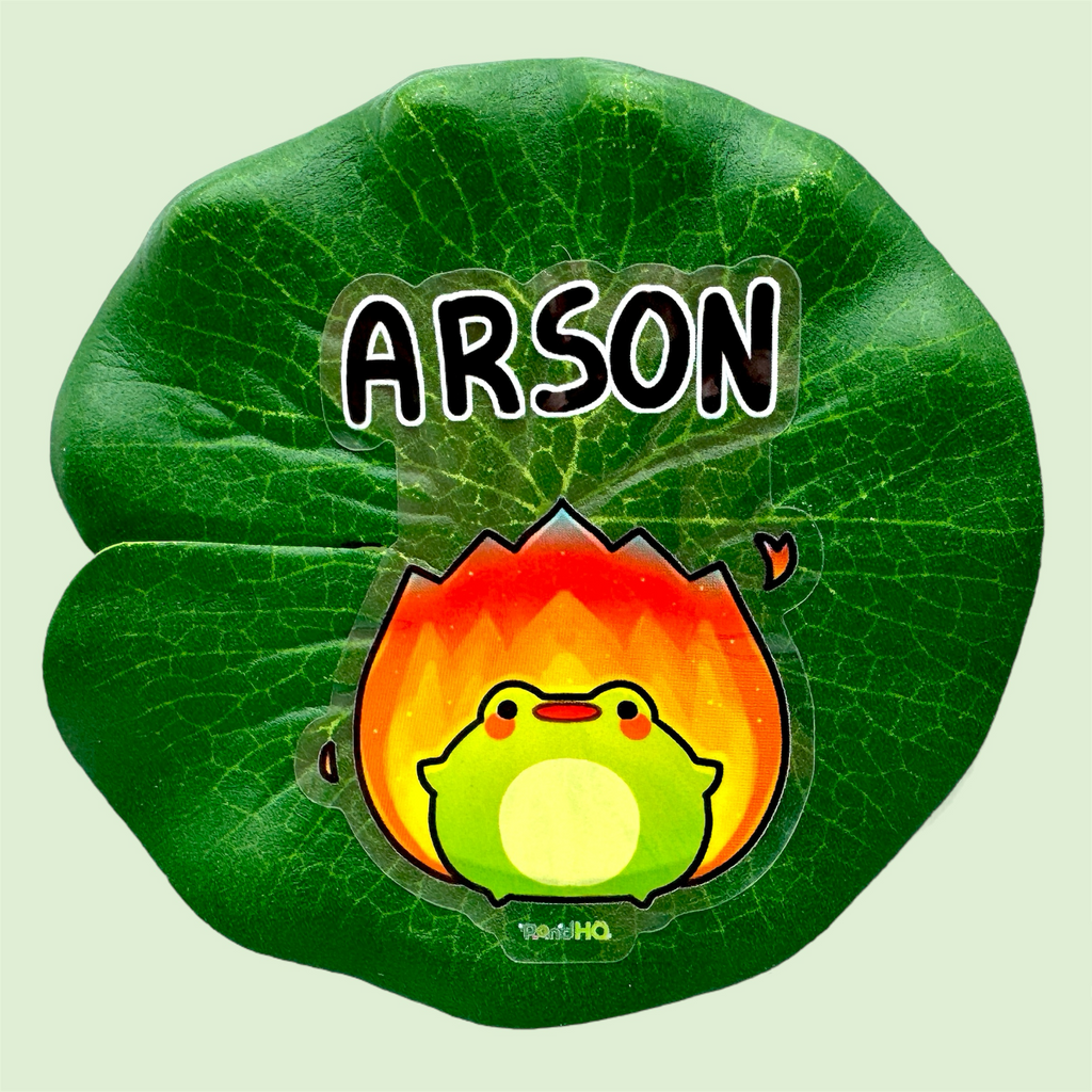 Arson Frog Sticker - PondHQ