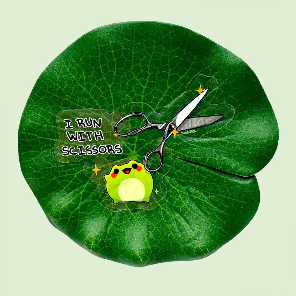 I Run With Scissors Sticker - PondHQ