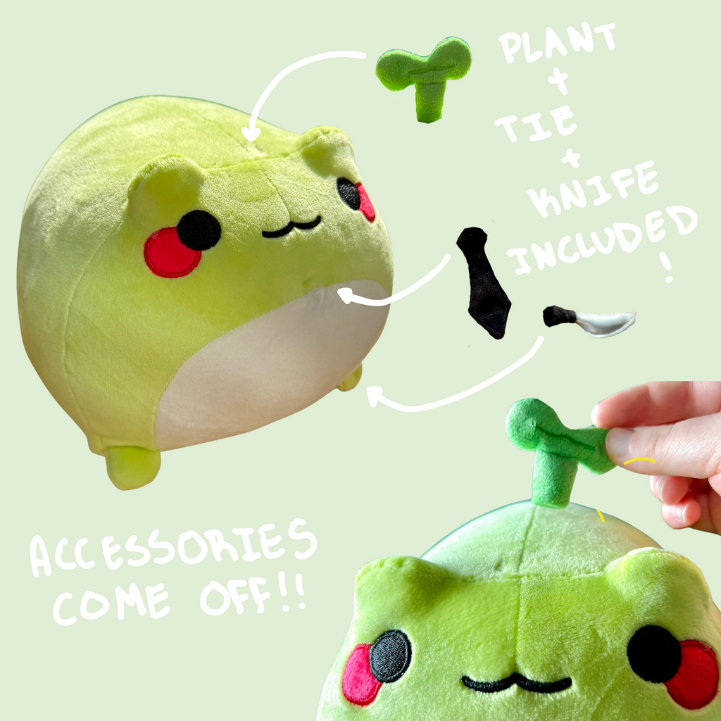 Fred the Frog Plushie - PondHQ