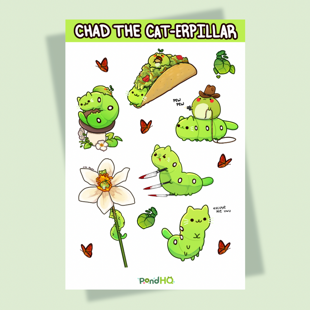 Chad sticker sheet - PondHQ